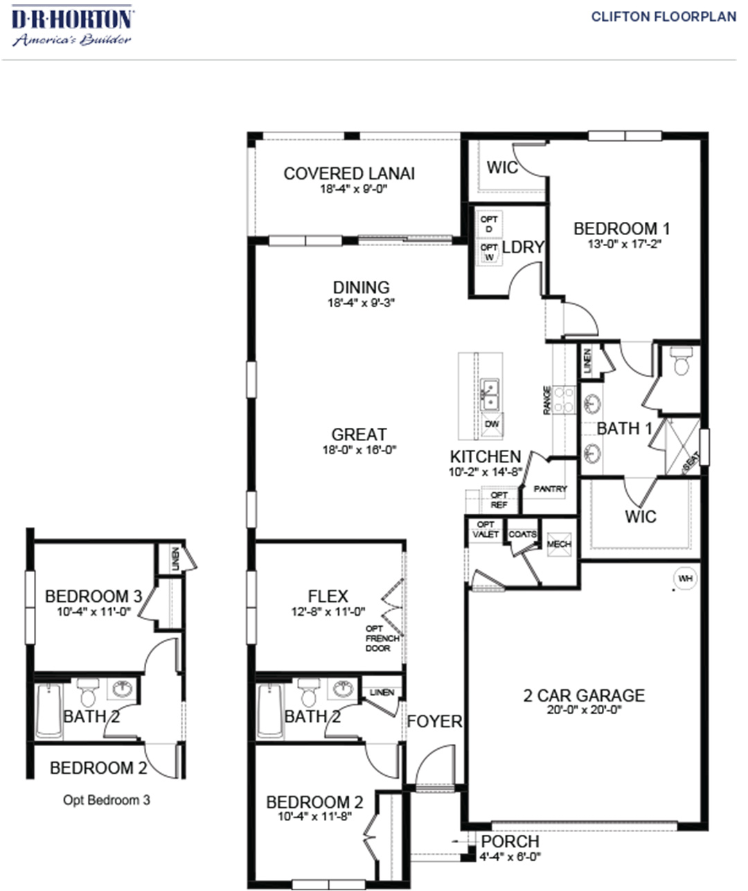 Clifton Floor Plan