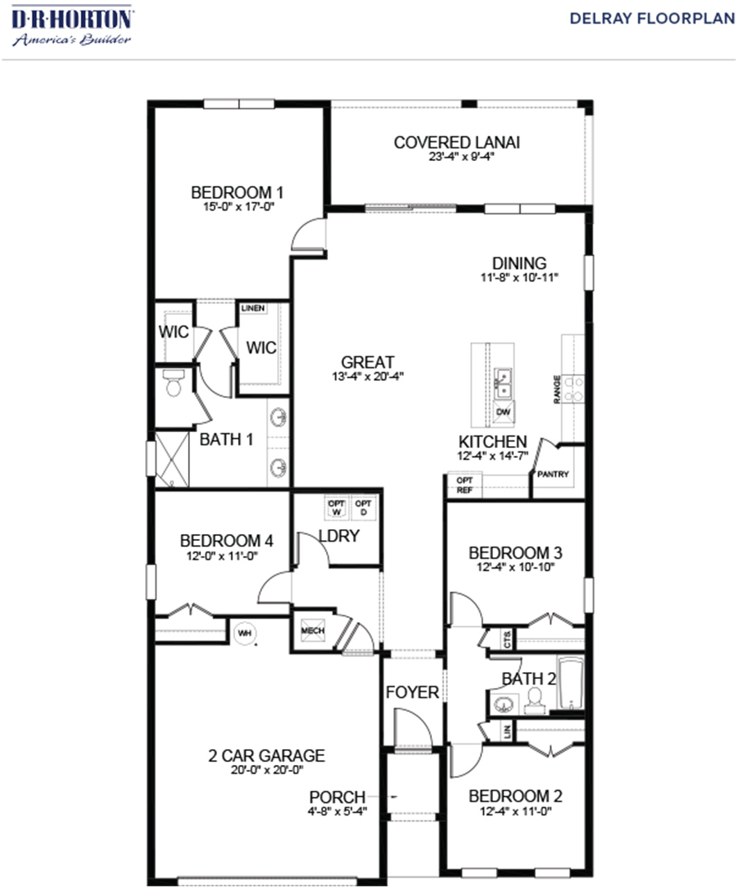 Delray Floor Plan