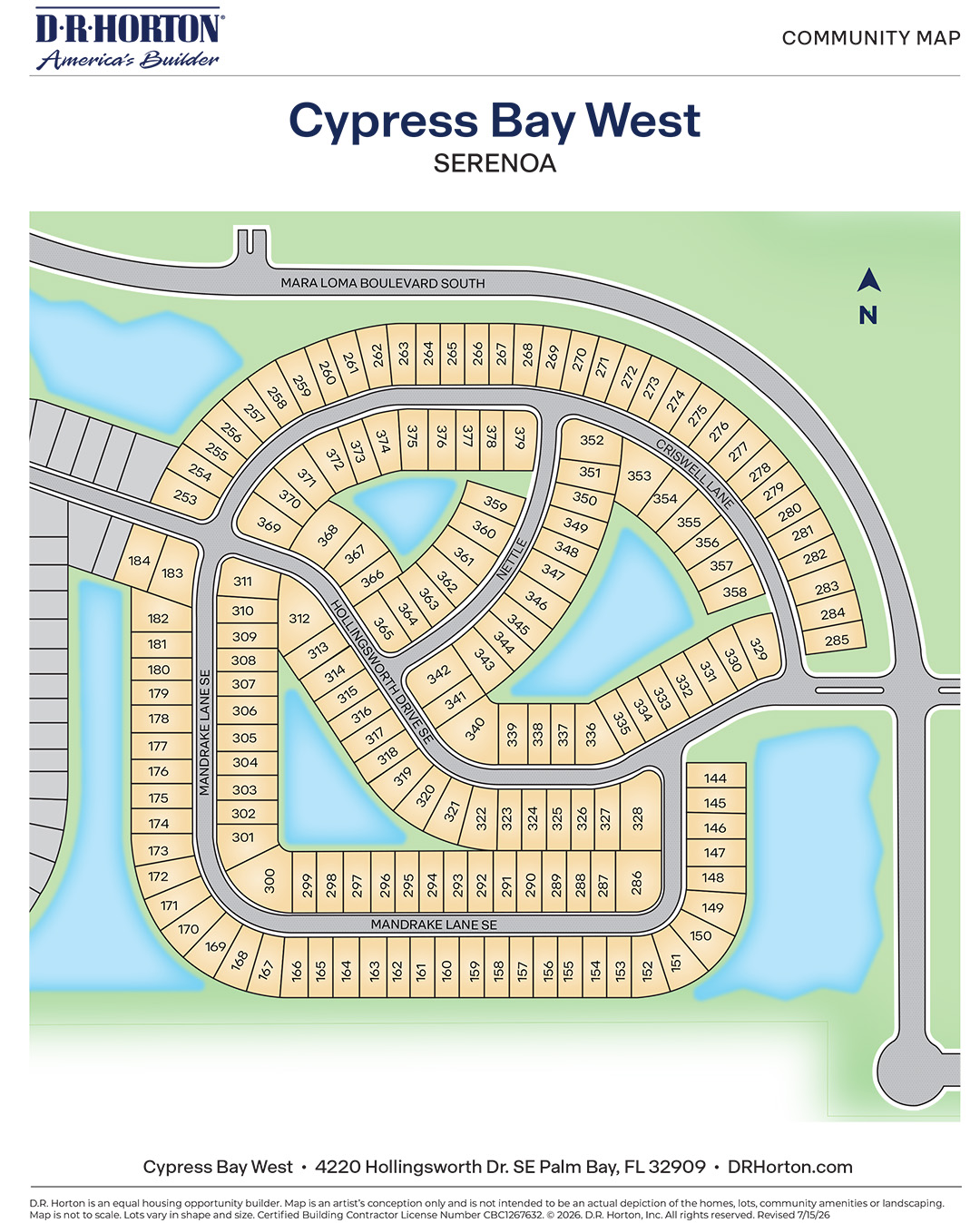 Static Lot Map