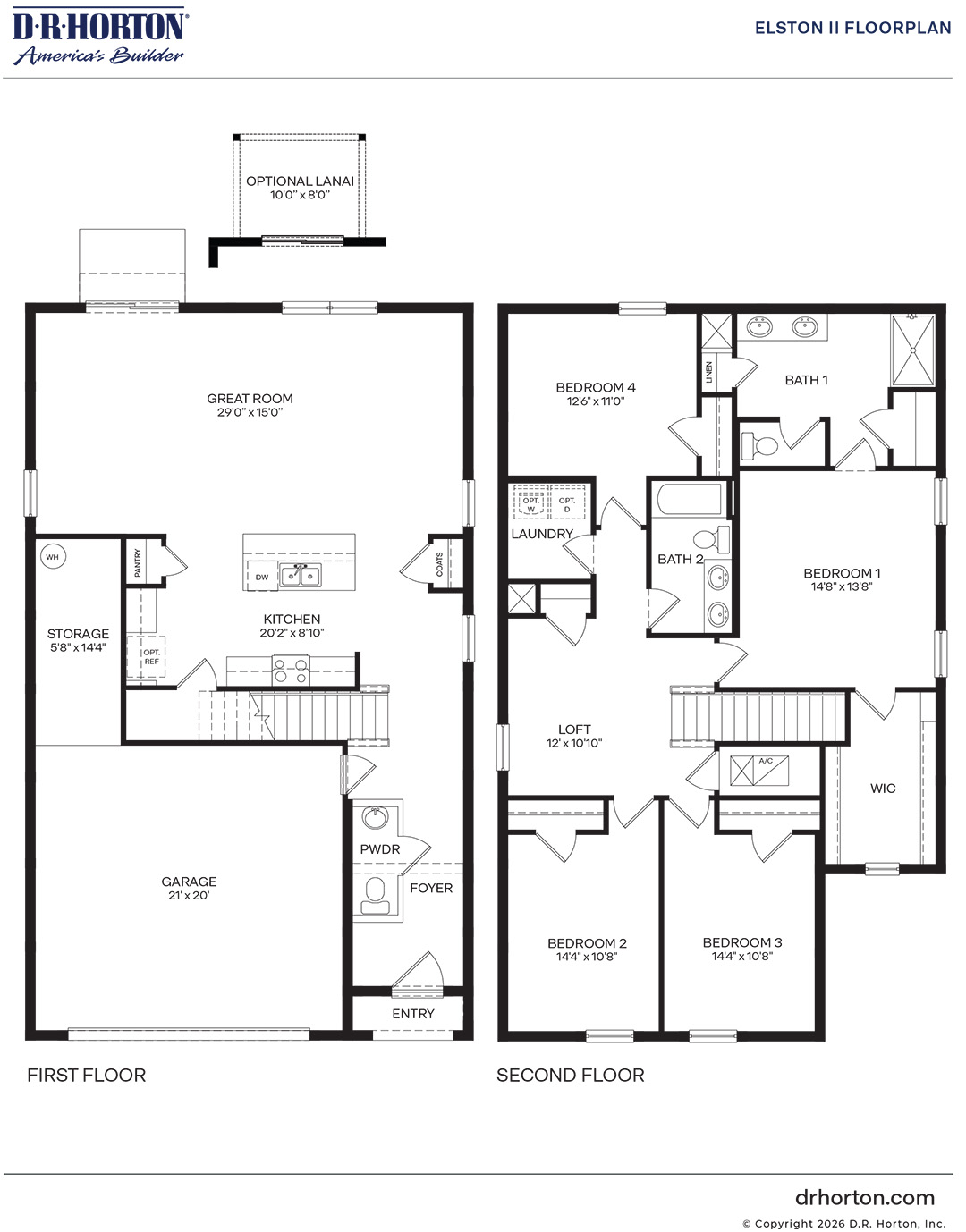 Elston Floor Plan