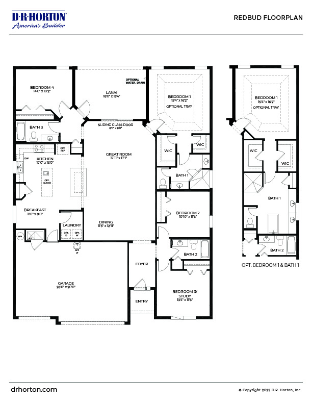 Redbud Floor Plan