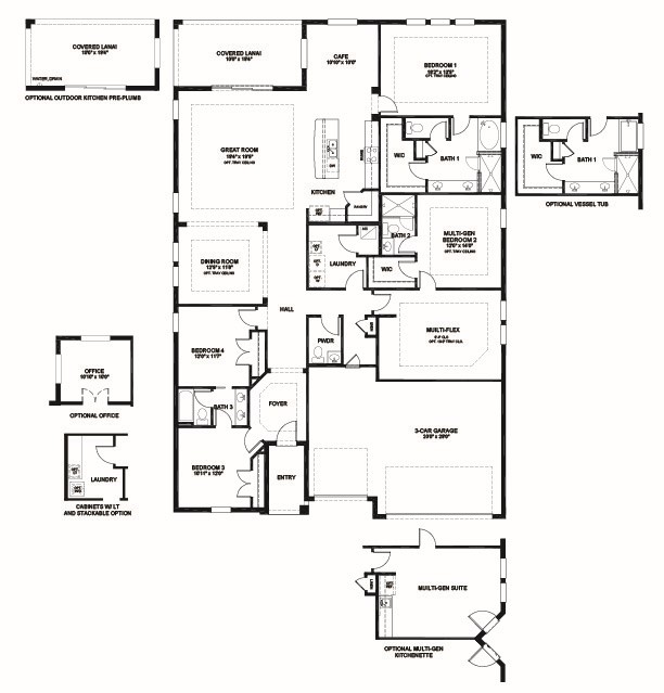 Camden Multi-Gen Floor Plan