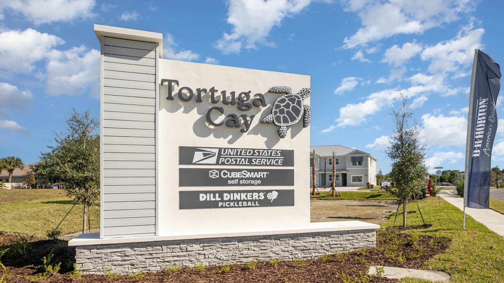 Tortuga Cay Community Entry Sign