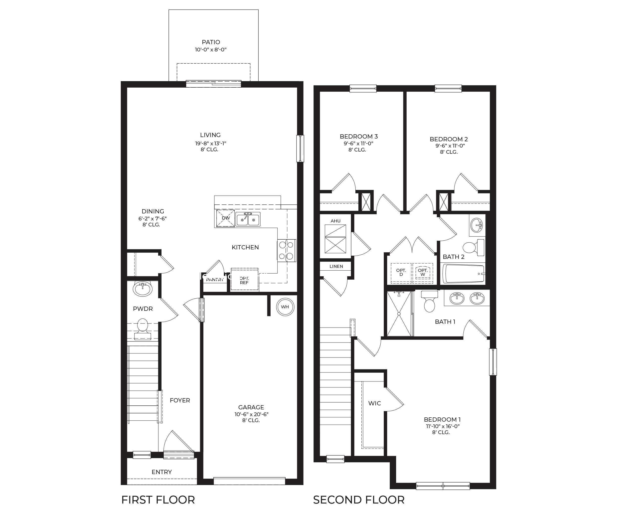 Pearson End Unit Floor Plan