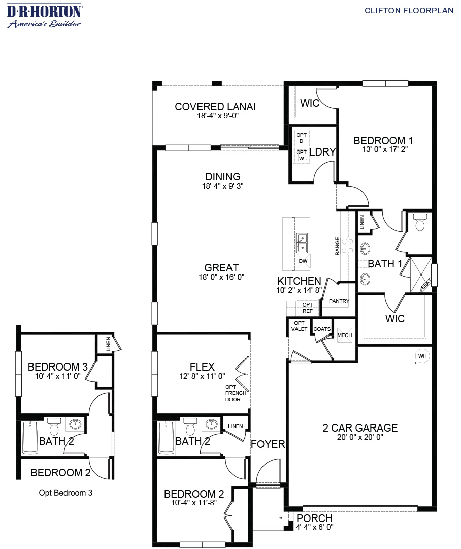 Clifton Floor Plan