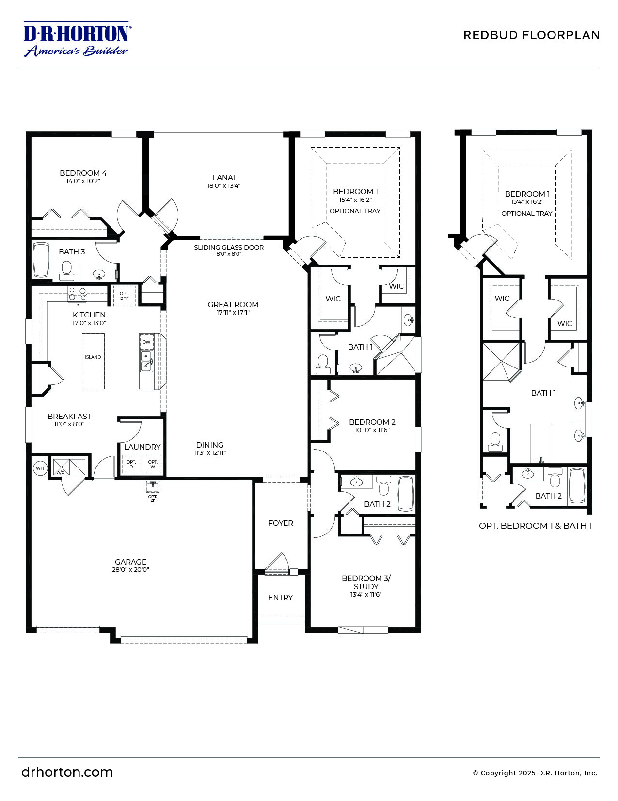 Redbud Floor Plan