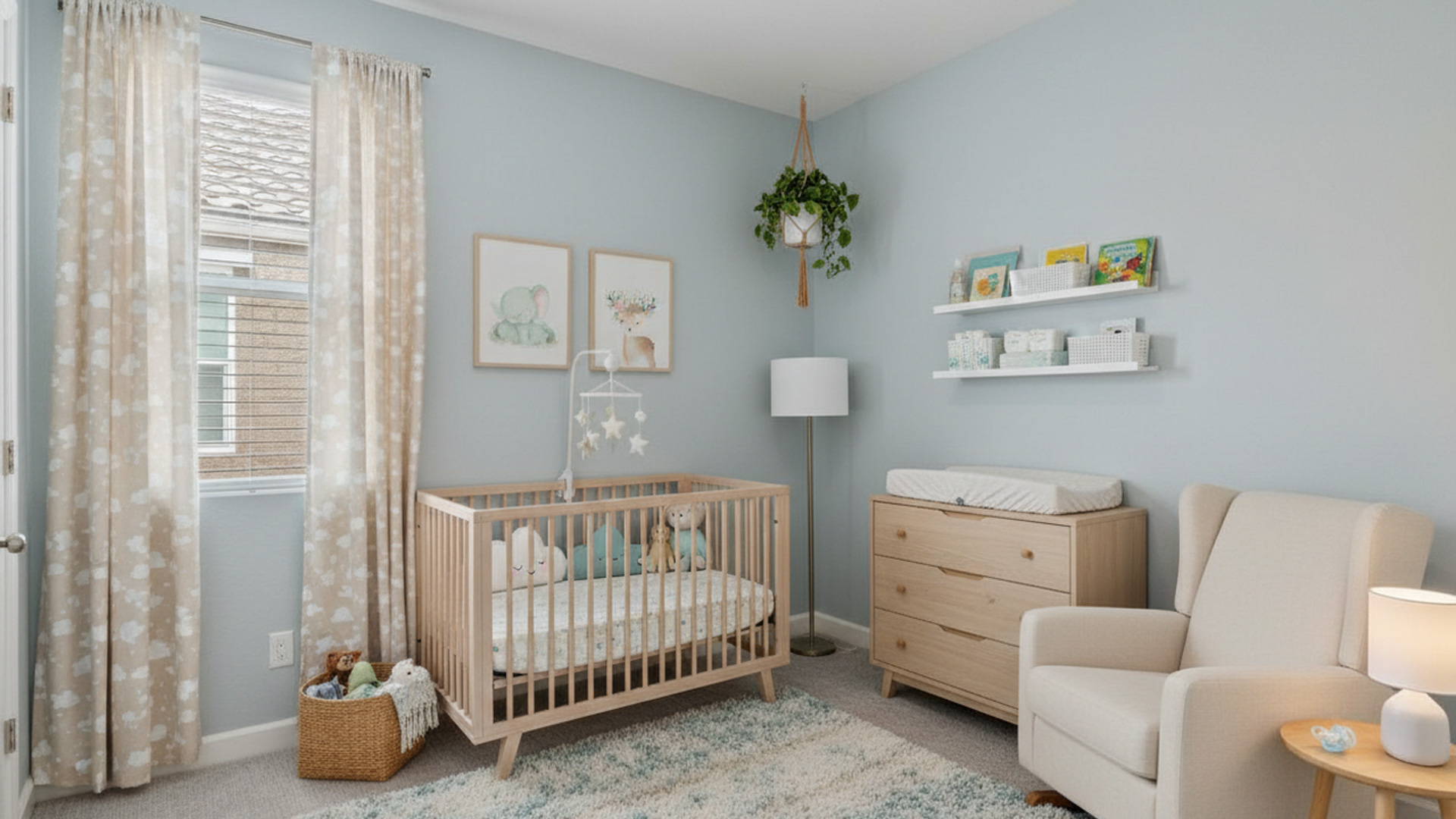 Virtually Staged Bedroom