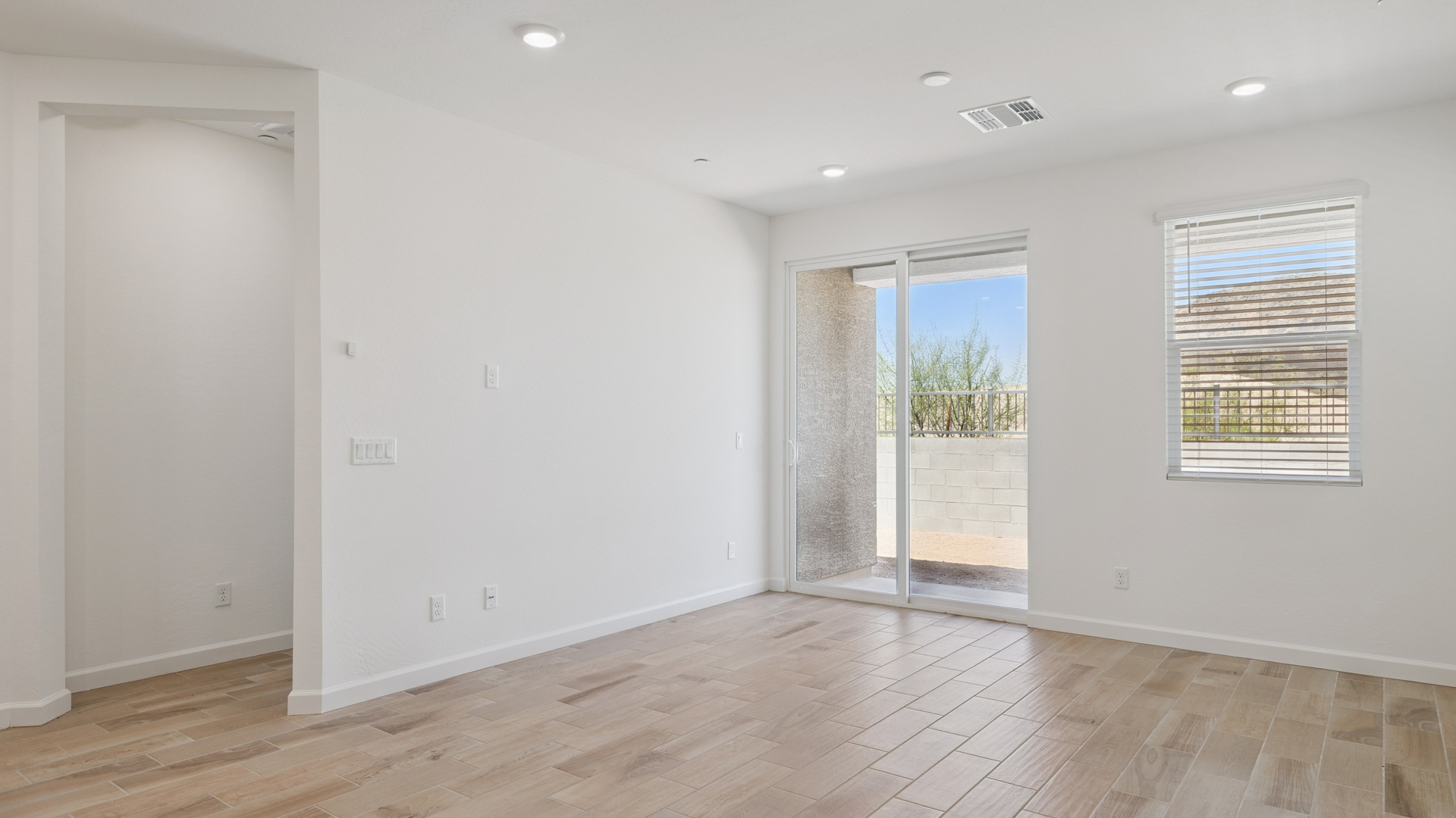 Open concept living room.