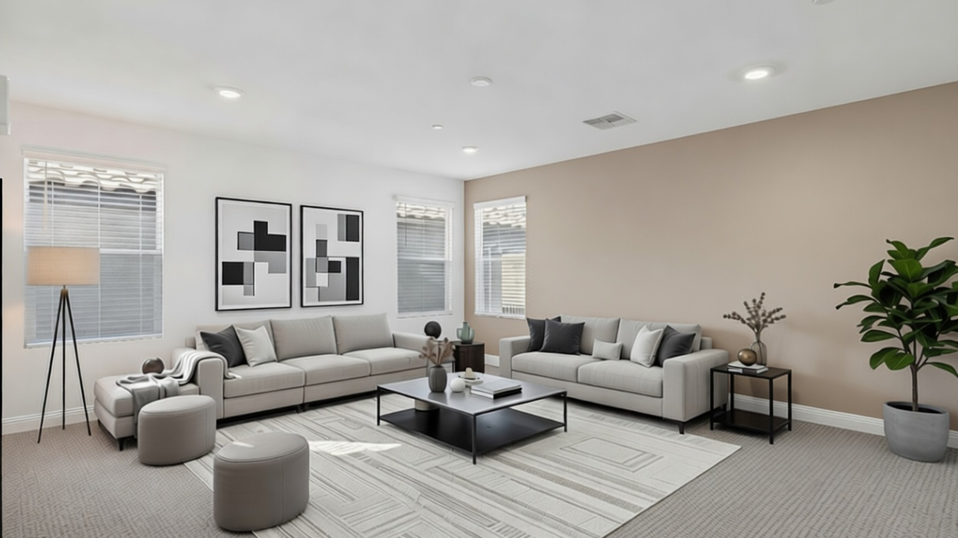 Virtually Staged Loft