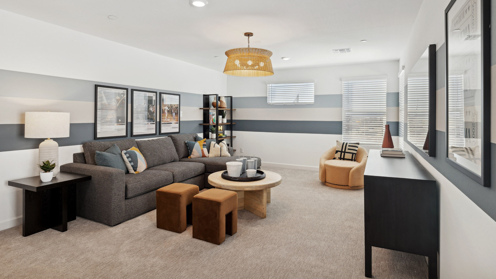 Upstairs living room.