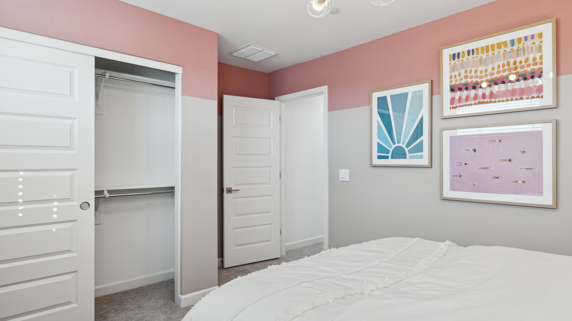 Vibrant kid's room.