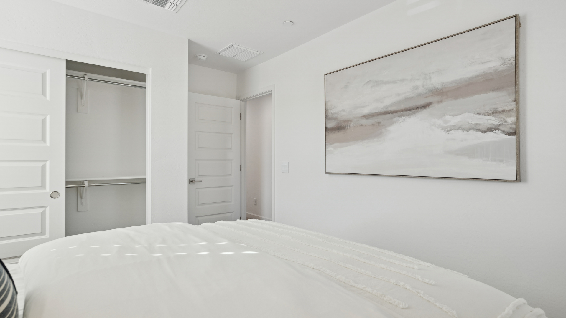 Secondary bedroom with a large closet.