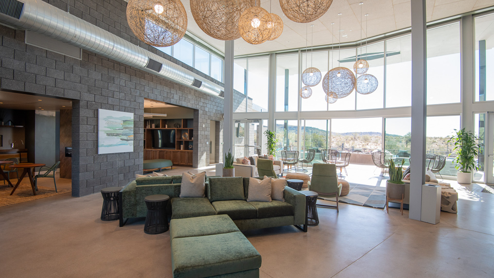 Mystic Community Amenity Center Lobby