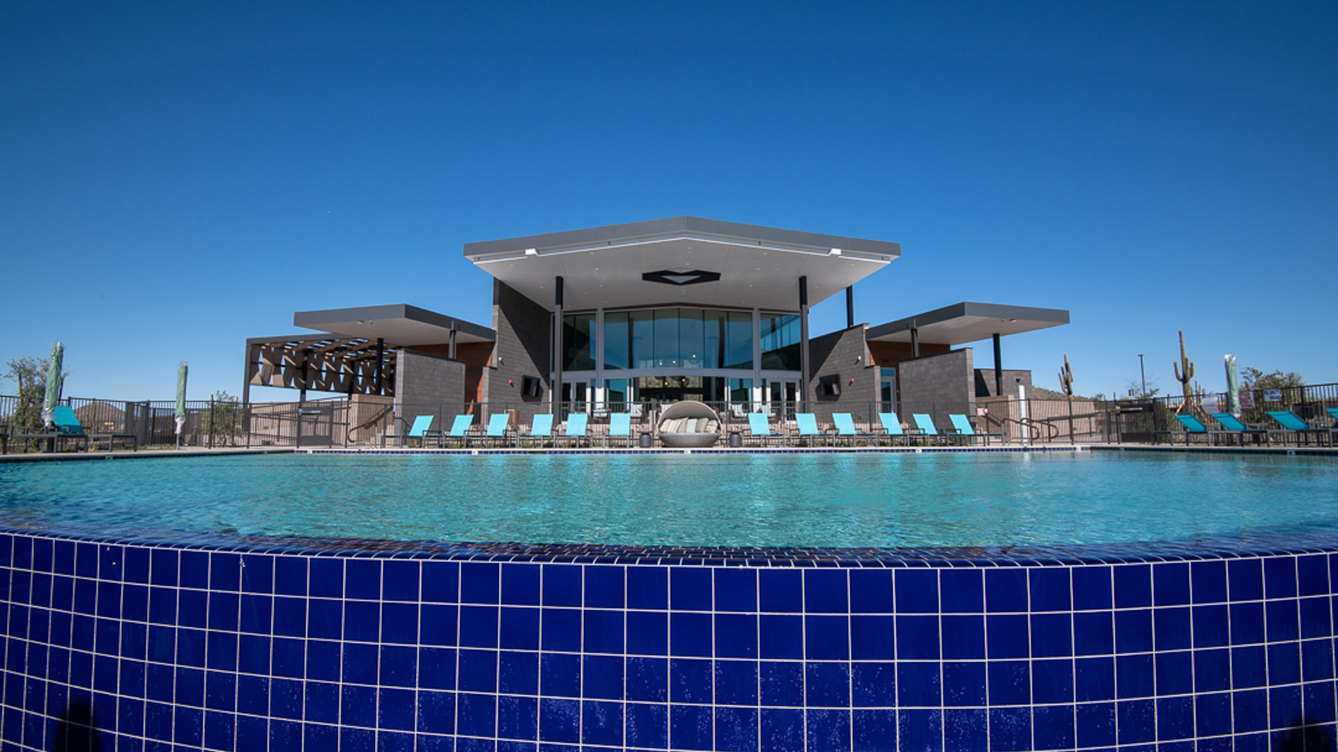 Mystic Community Amenity Center Infinity Edge Pool & Clubhouse