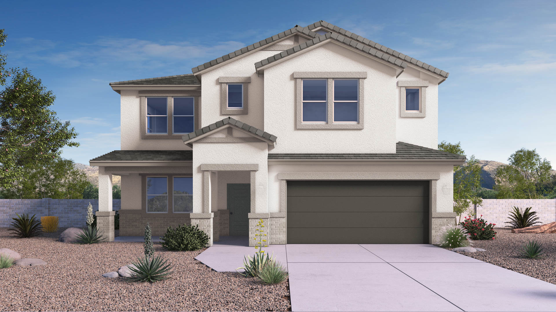 Front of home rendering