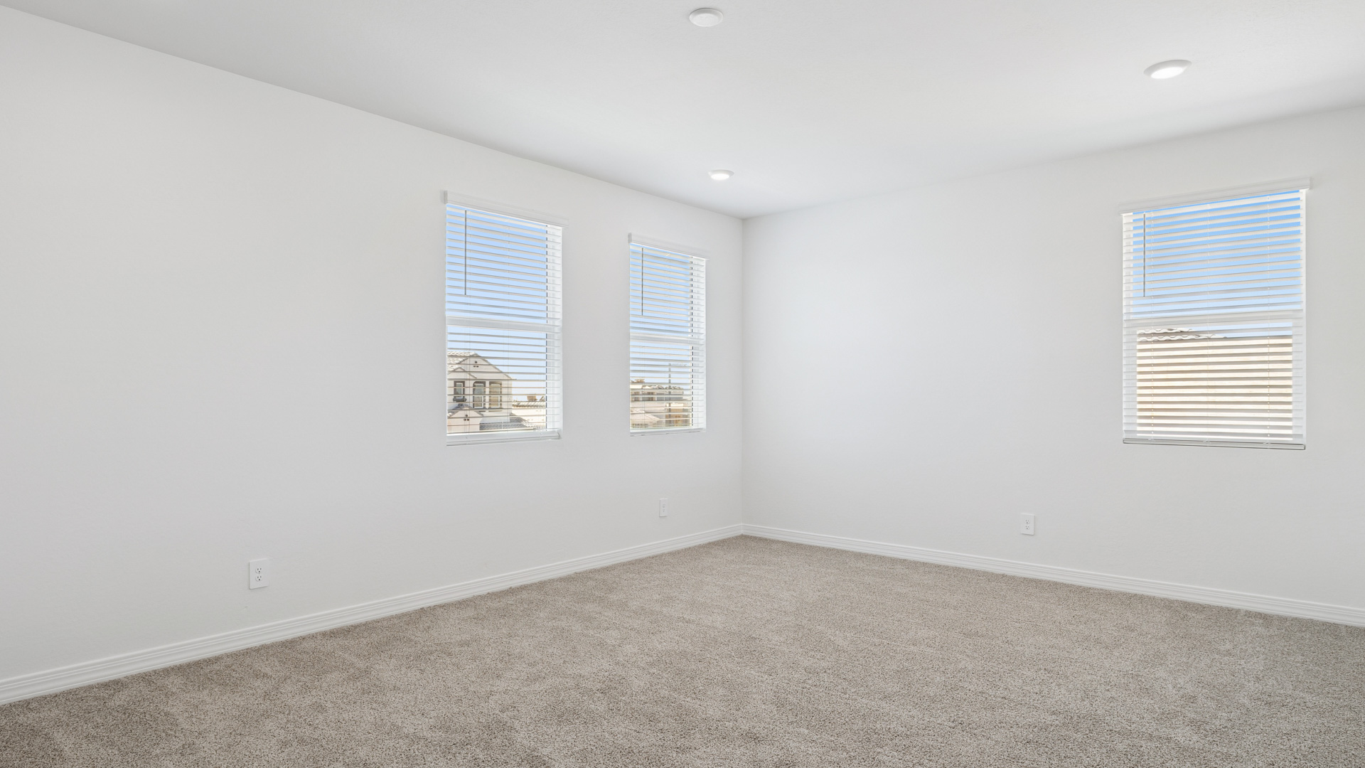 Upstairs living area