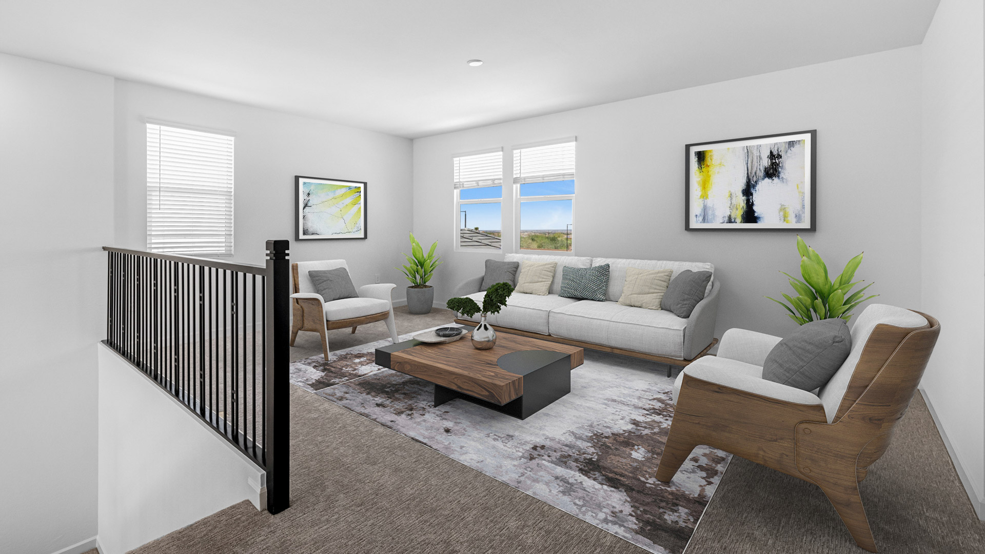 Virtually Staged Loft