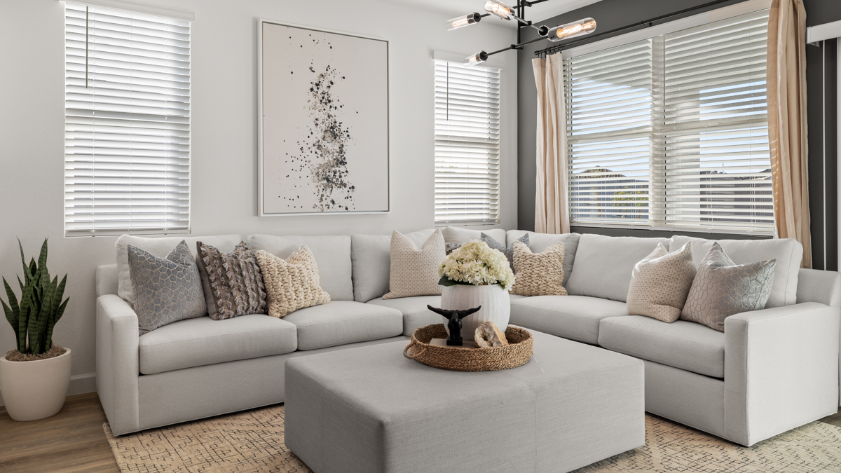 open concept living area