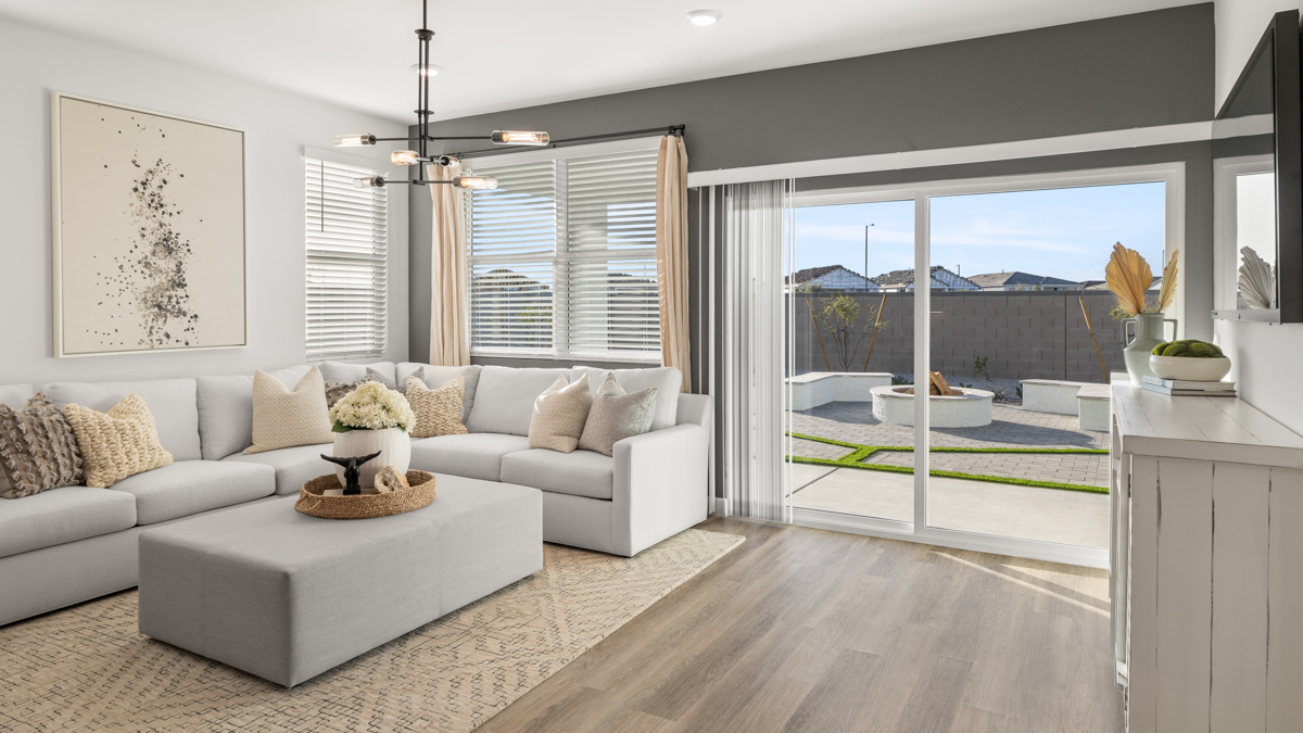open concept living area
