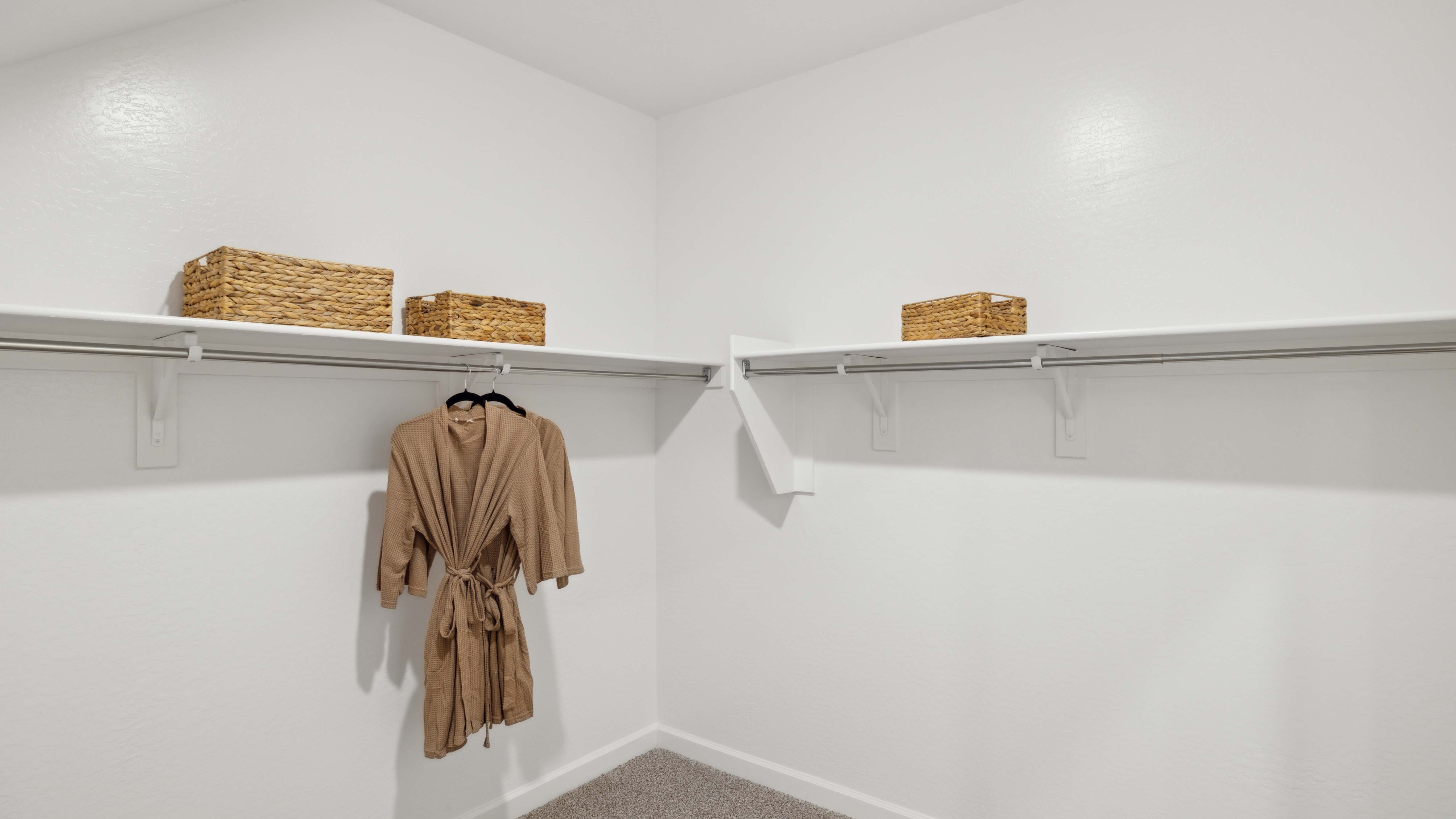 Model Owner's Suite Closet