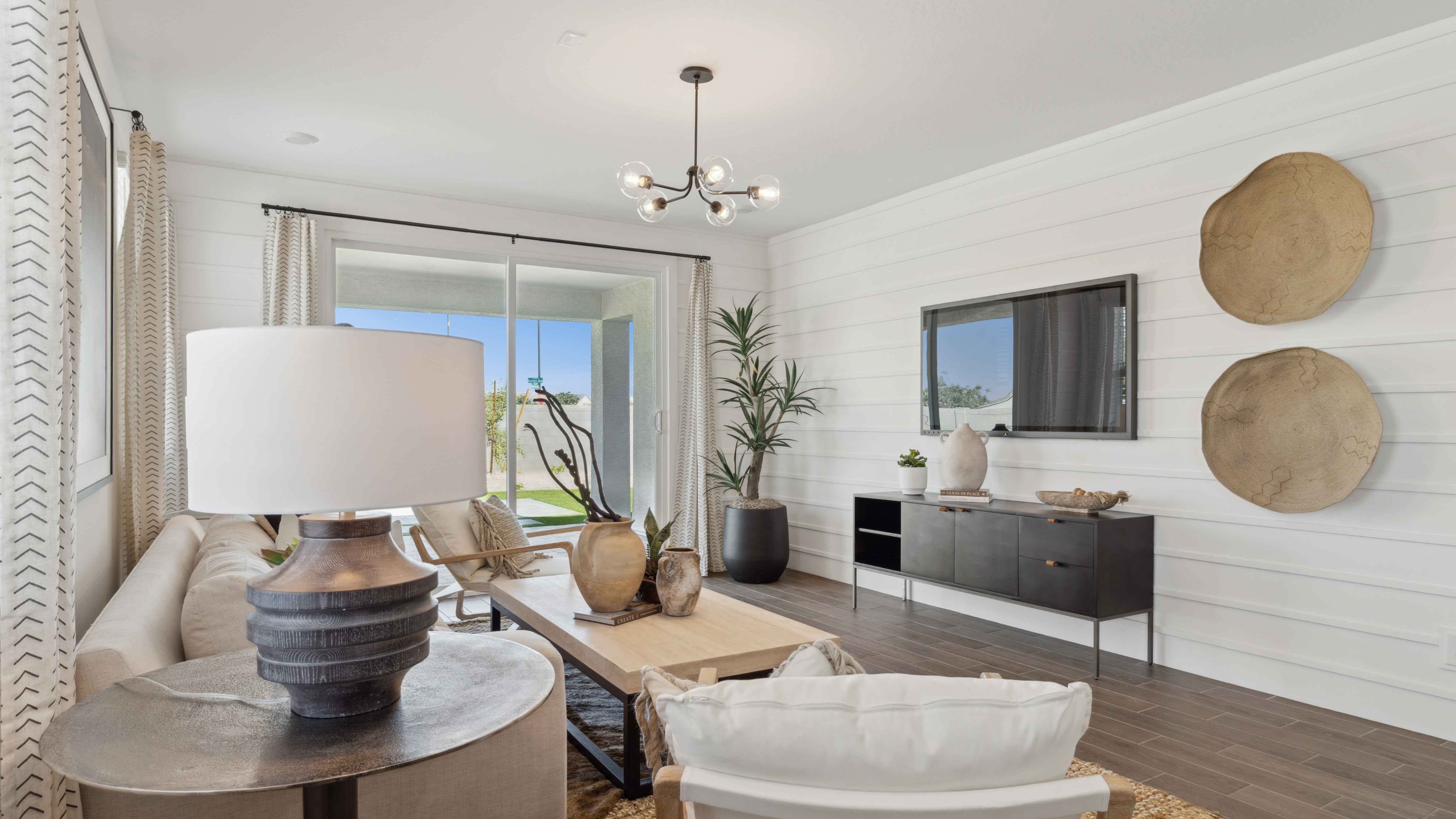 open concept living room