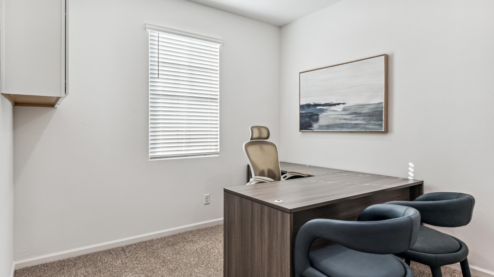 Home office space.