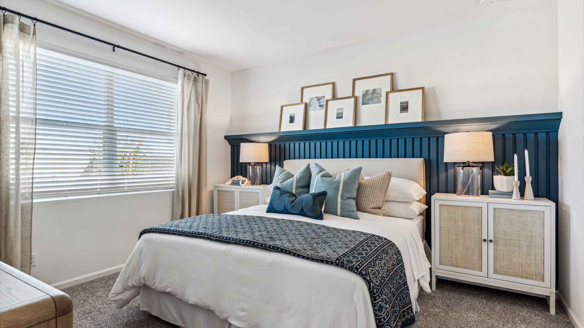 Primary suite with a walk-in closet.