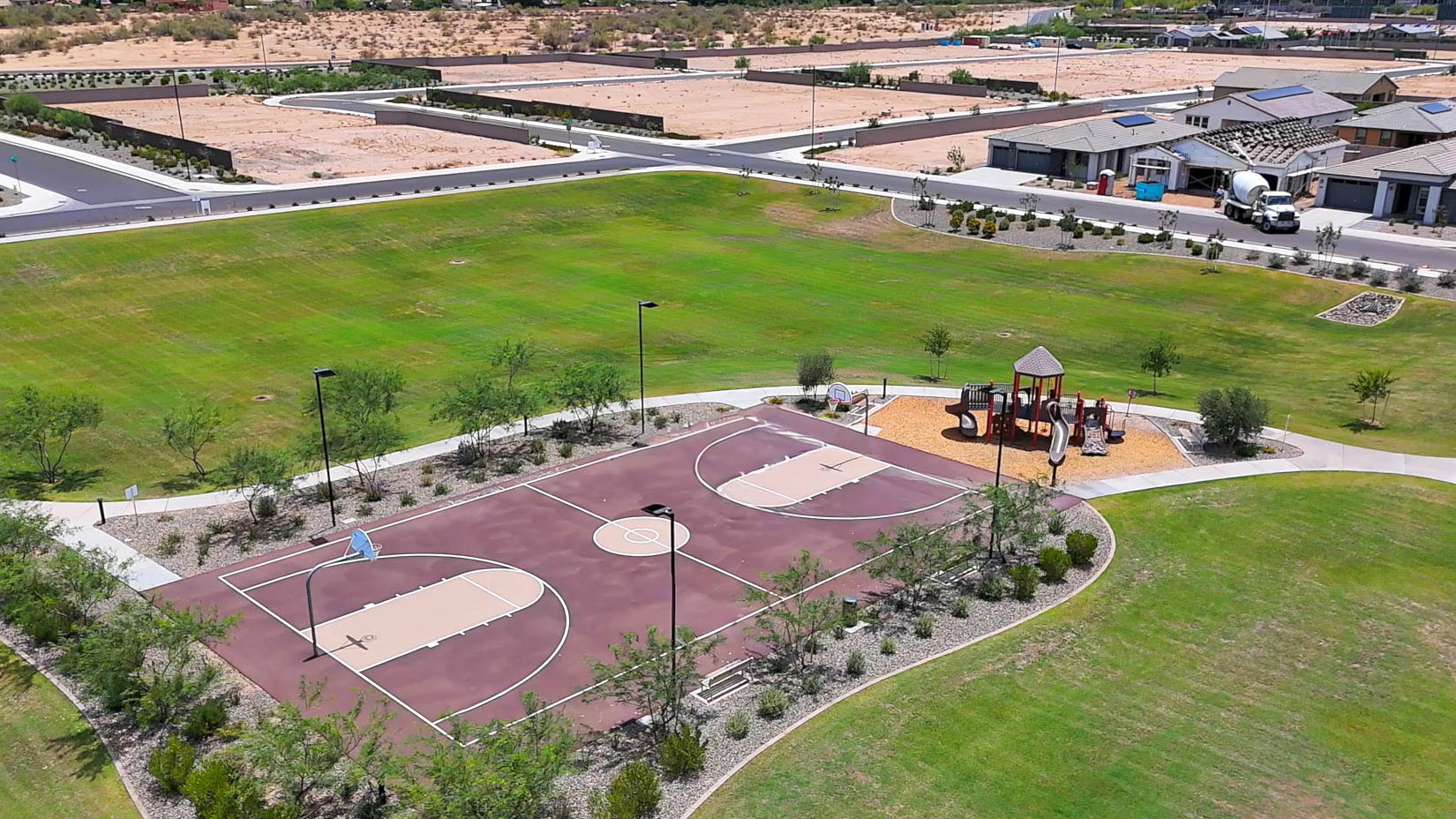 Windrose Community Drone Photo of Recreational Area and Green Space