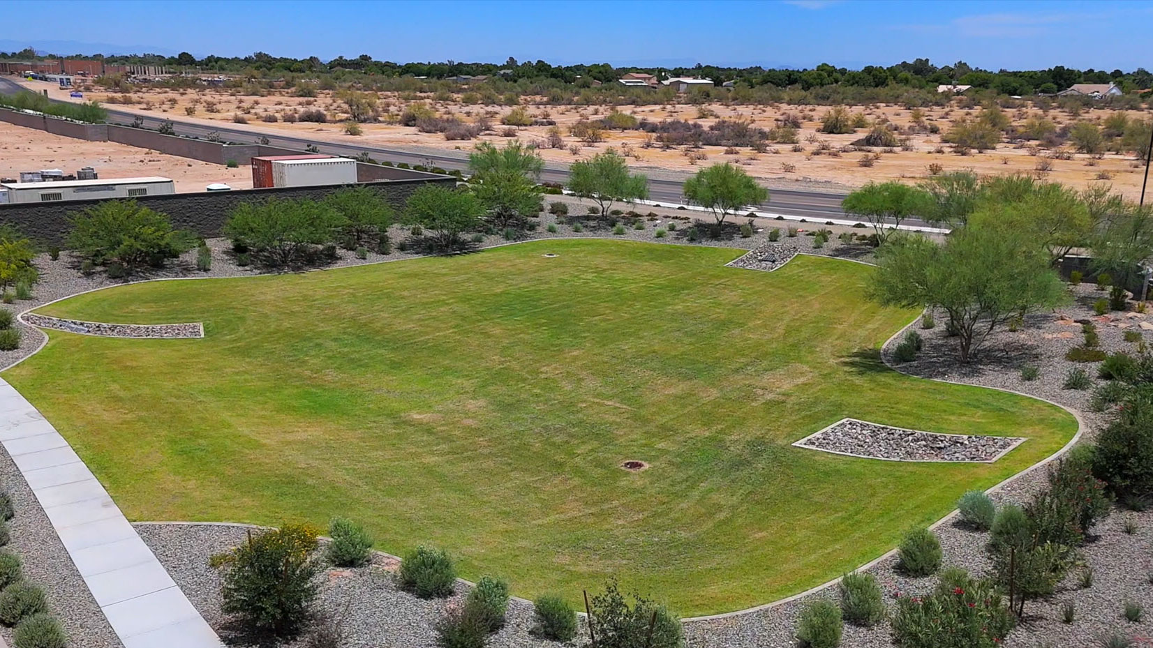 Windrose Community Drone Photo of Recreational Area and Green Space