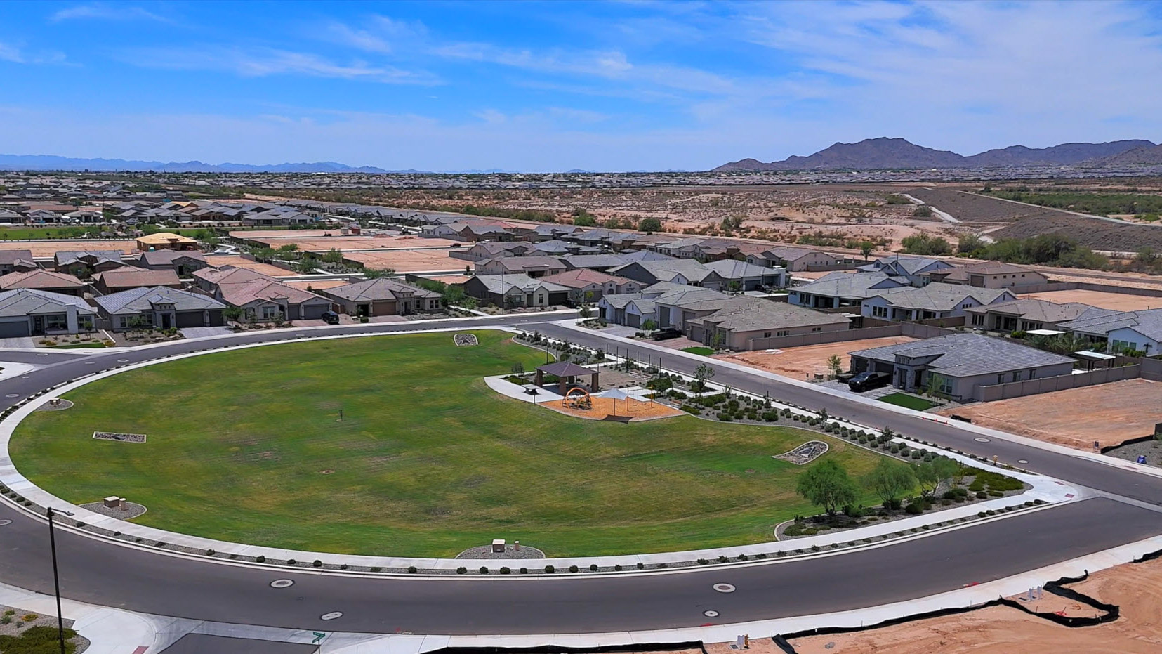 Windrose Community Drone Photo of Recreational Area and Green Space