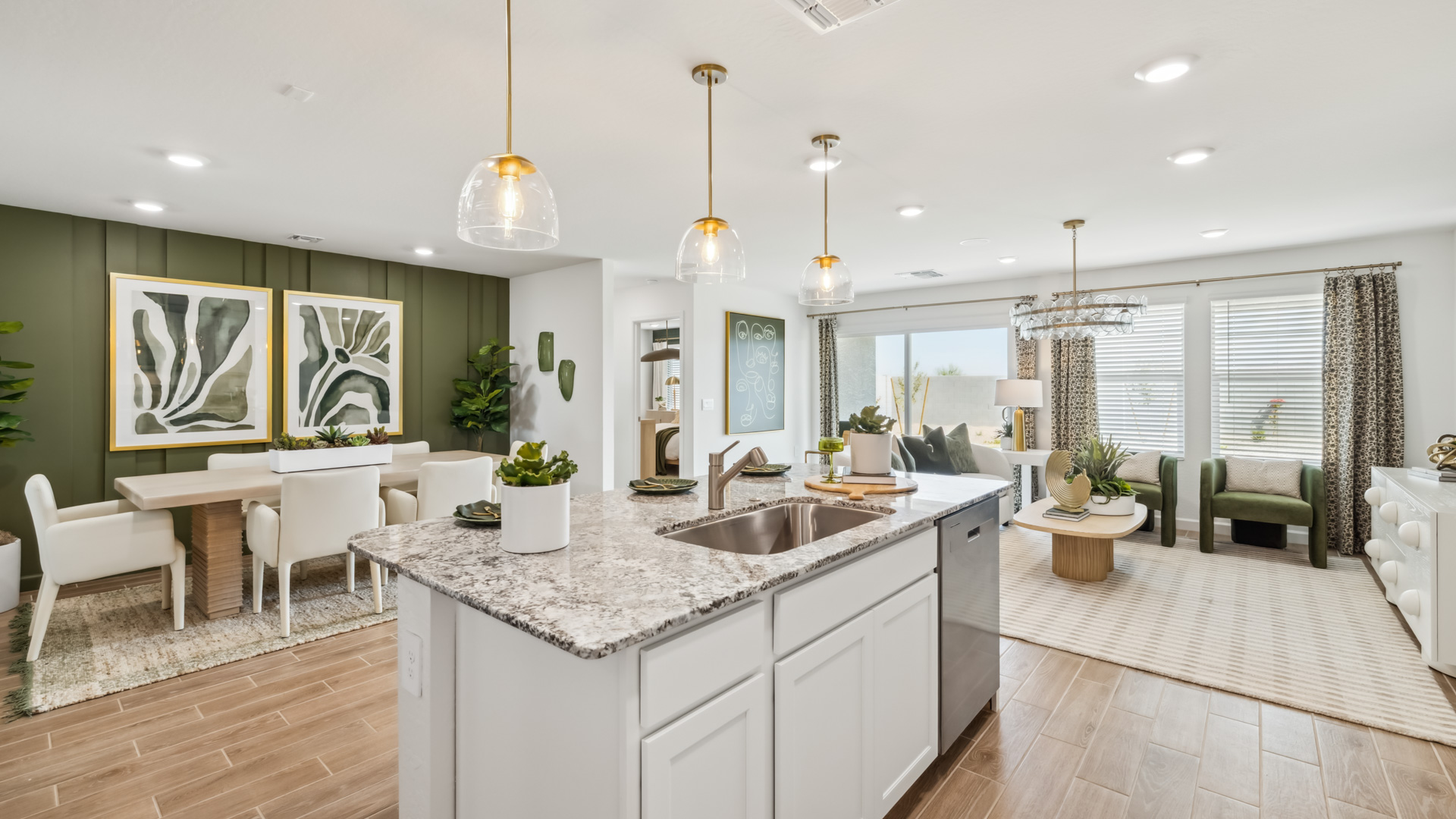 Kitchen and Dining Area