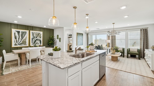 Remington Easton Model Kitchen and Dining Room