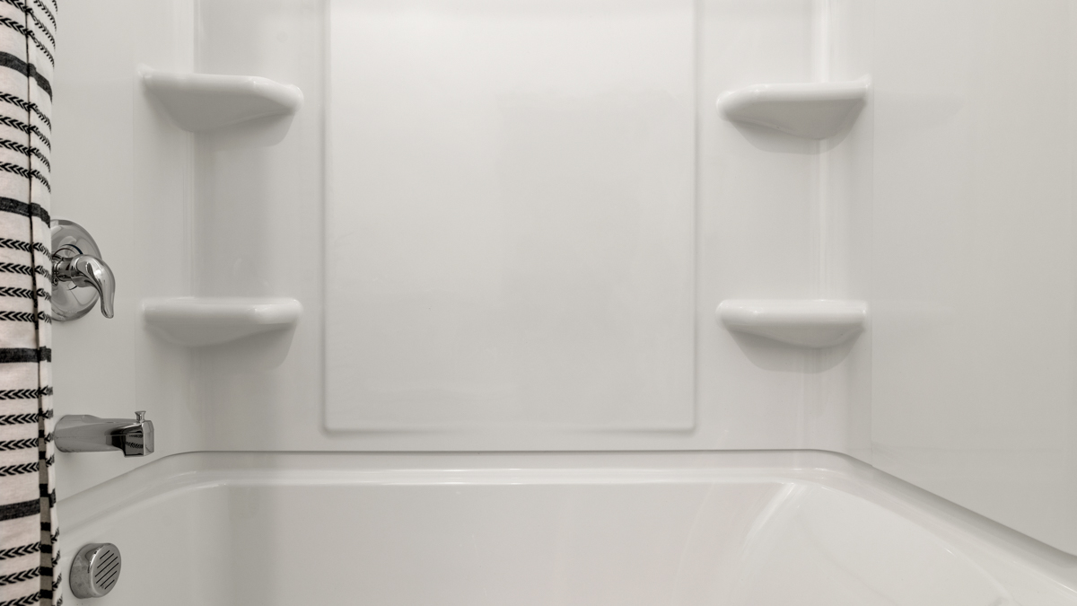 guest bathroom with bathtub
