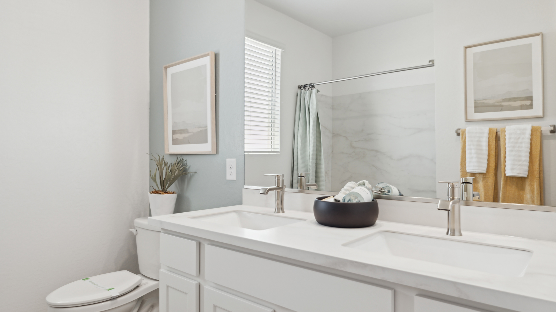 Bathroom with a soaking tub.
