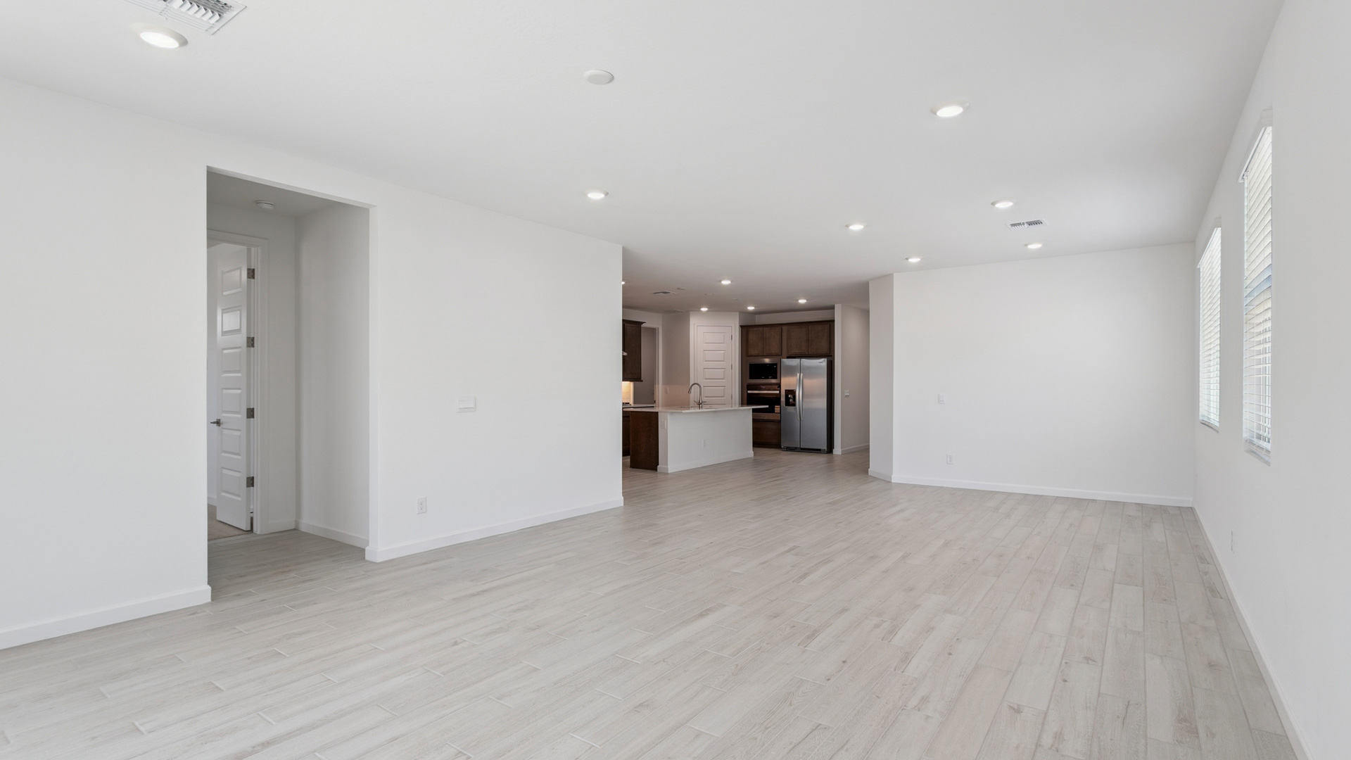 open concept living room