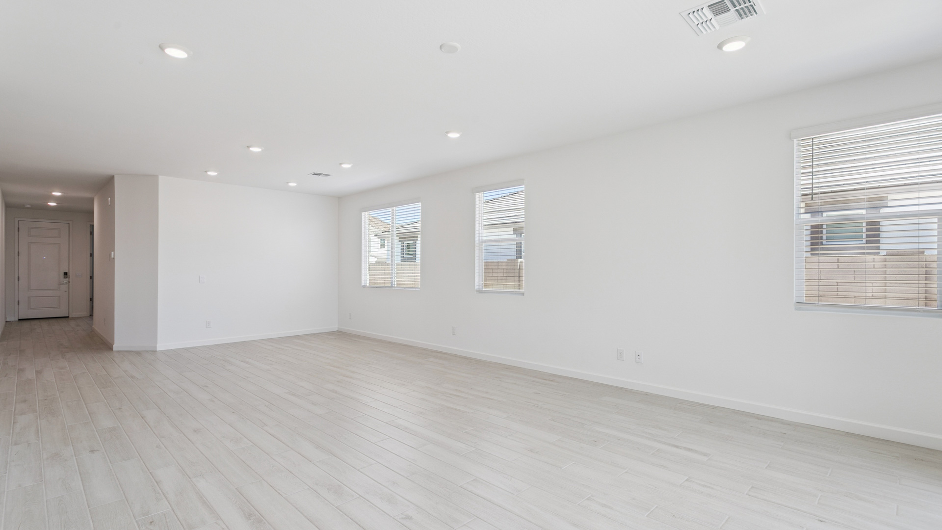 open concept living room