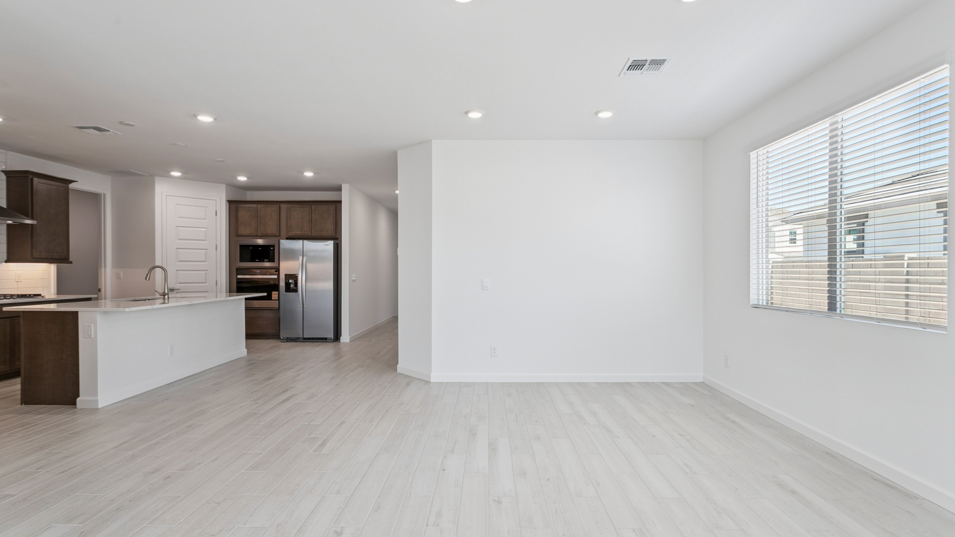 open concept living area