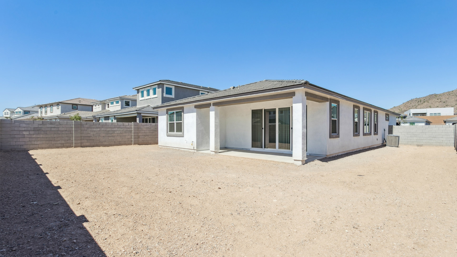 spacious backyard for entertaining