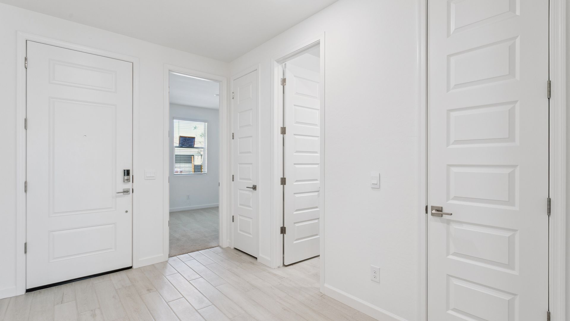 foyer into new home