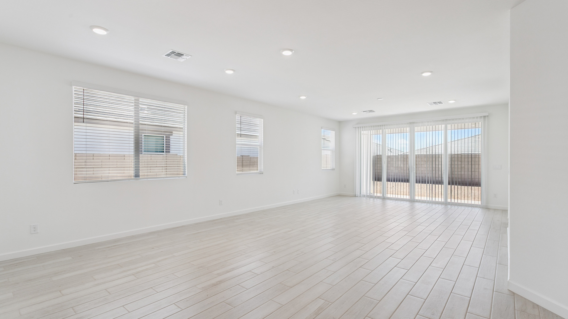 open concept living room