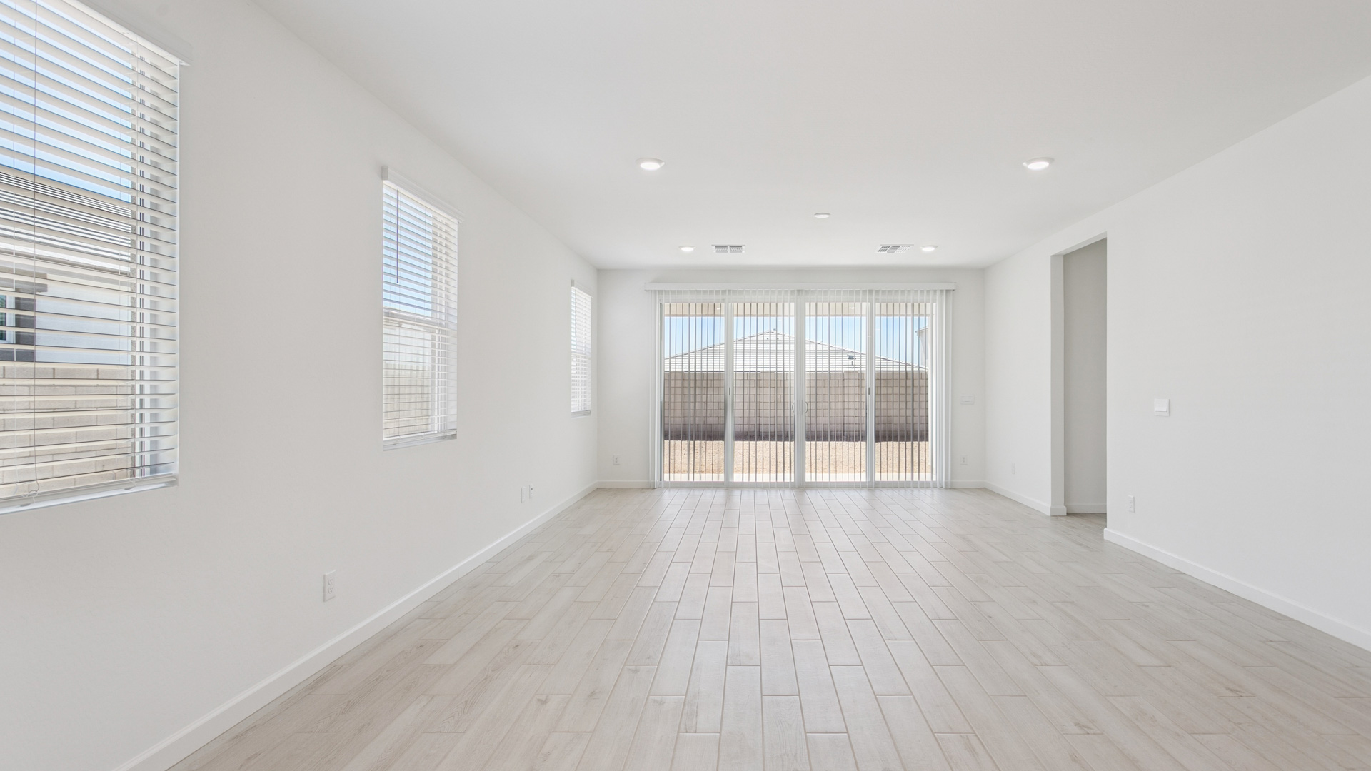 open concept living room