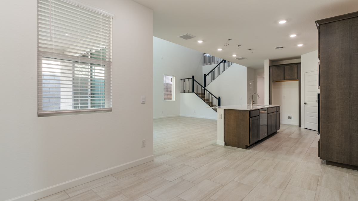 Kitchen and dining area