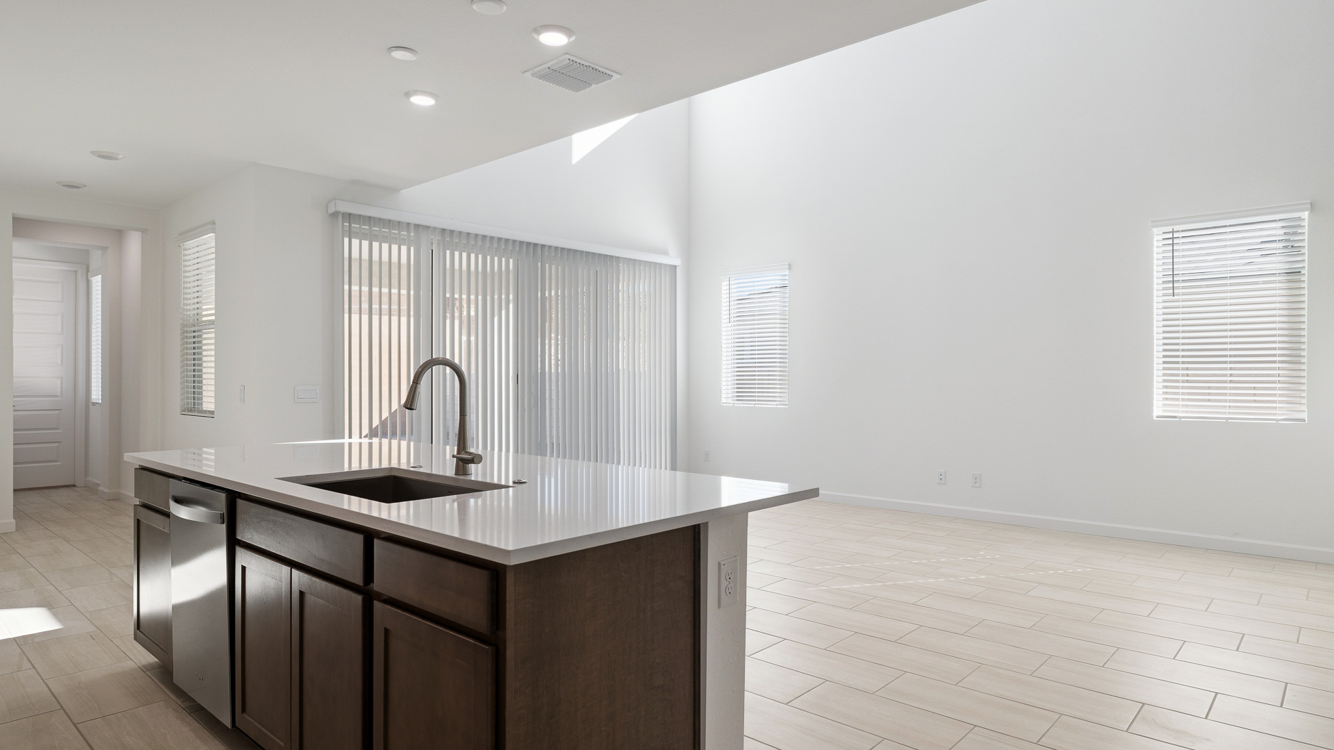 Kitchen and Living Room