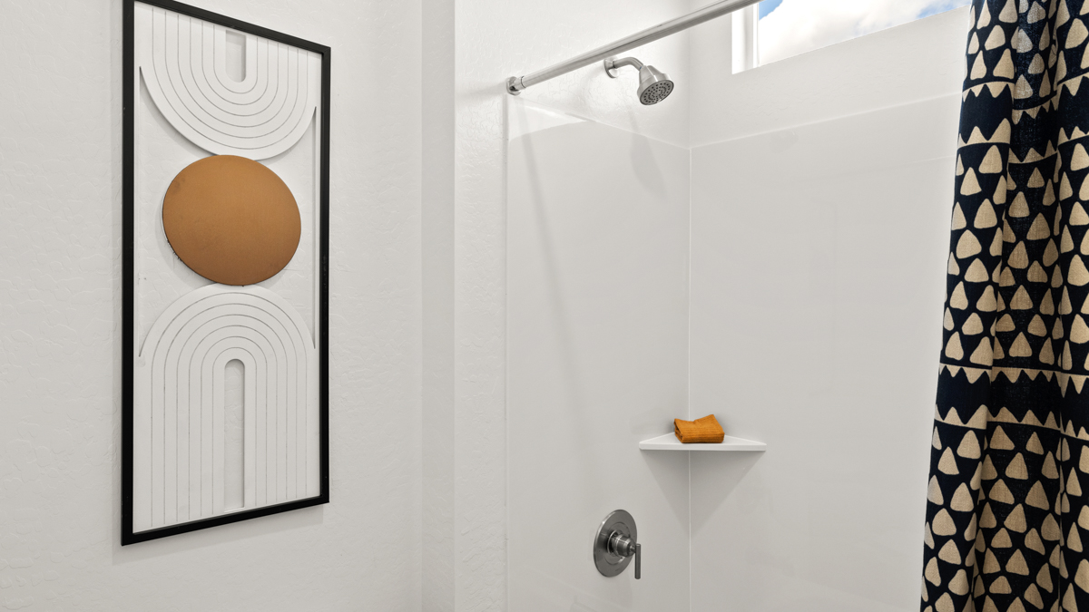 A well-designed bathroom emphasizing functionality and contemporary style.
