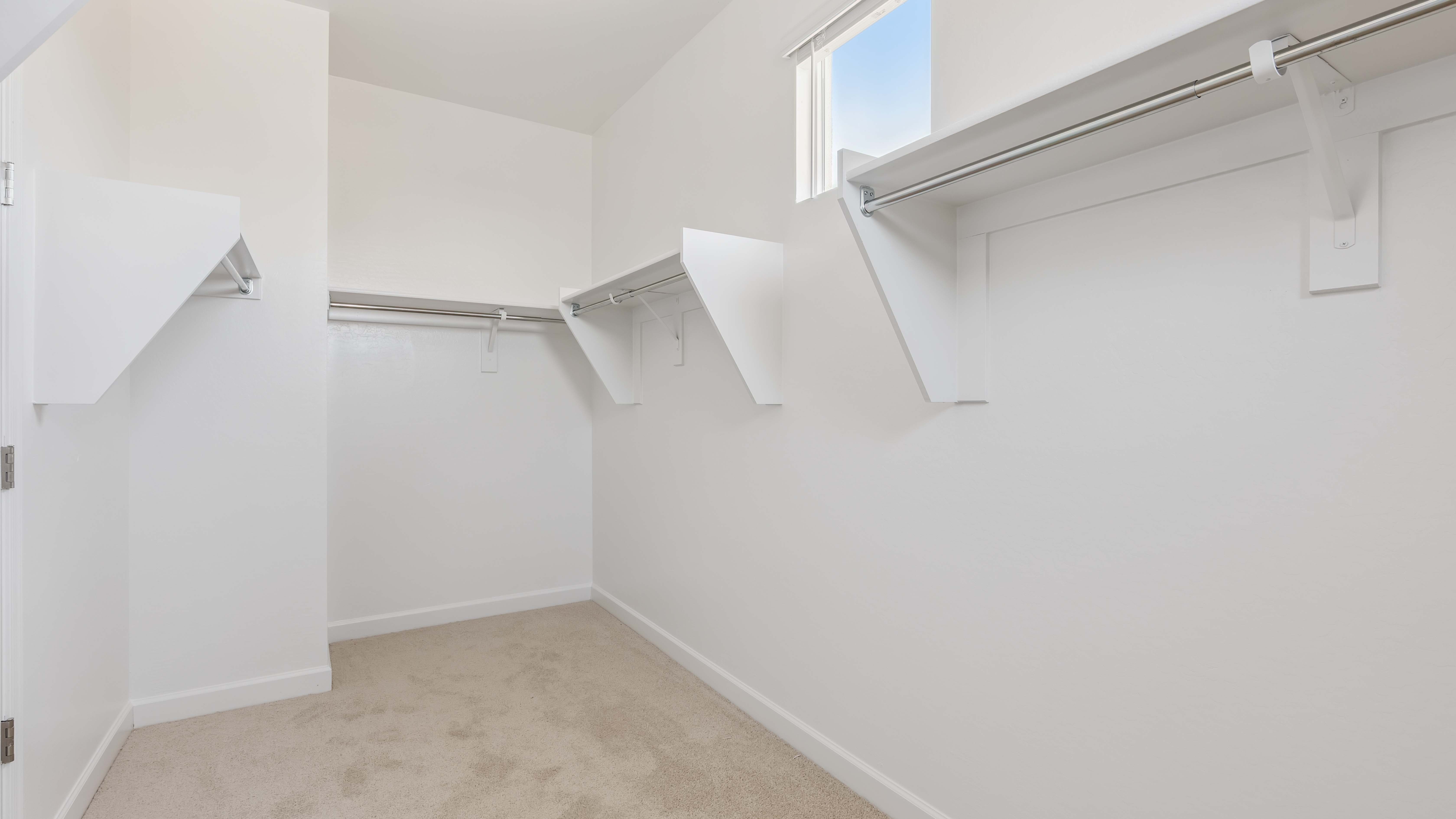 Primary walk-in closet