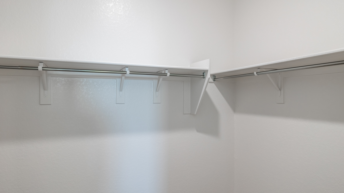 Primary closet