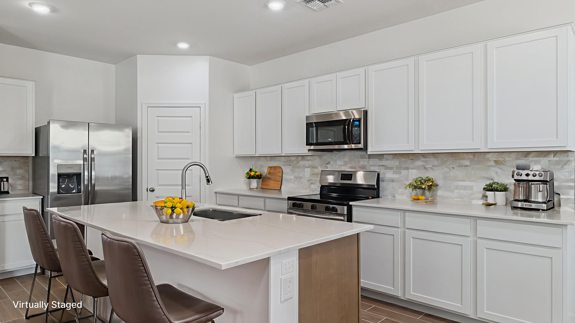 Virtually Staged Kitchen