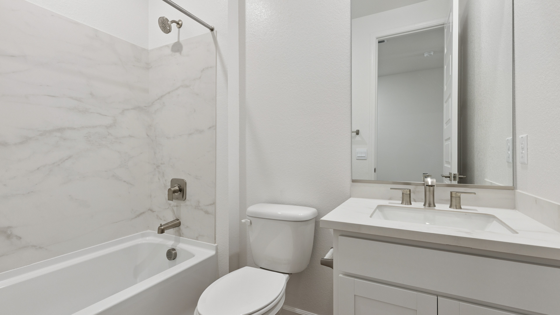 A well-designed bathroom emphasizing functionality and contemporary style.