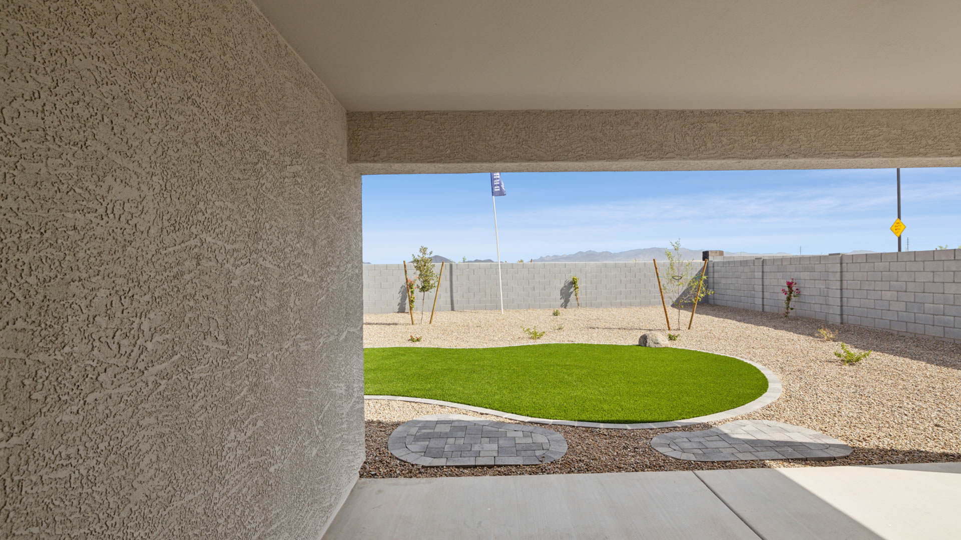 backyard for entertaining
