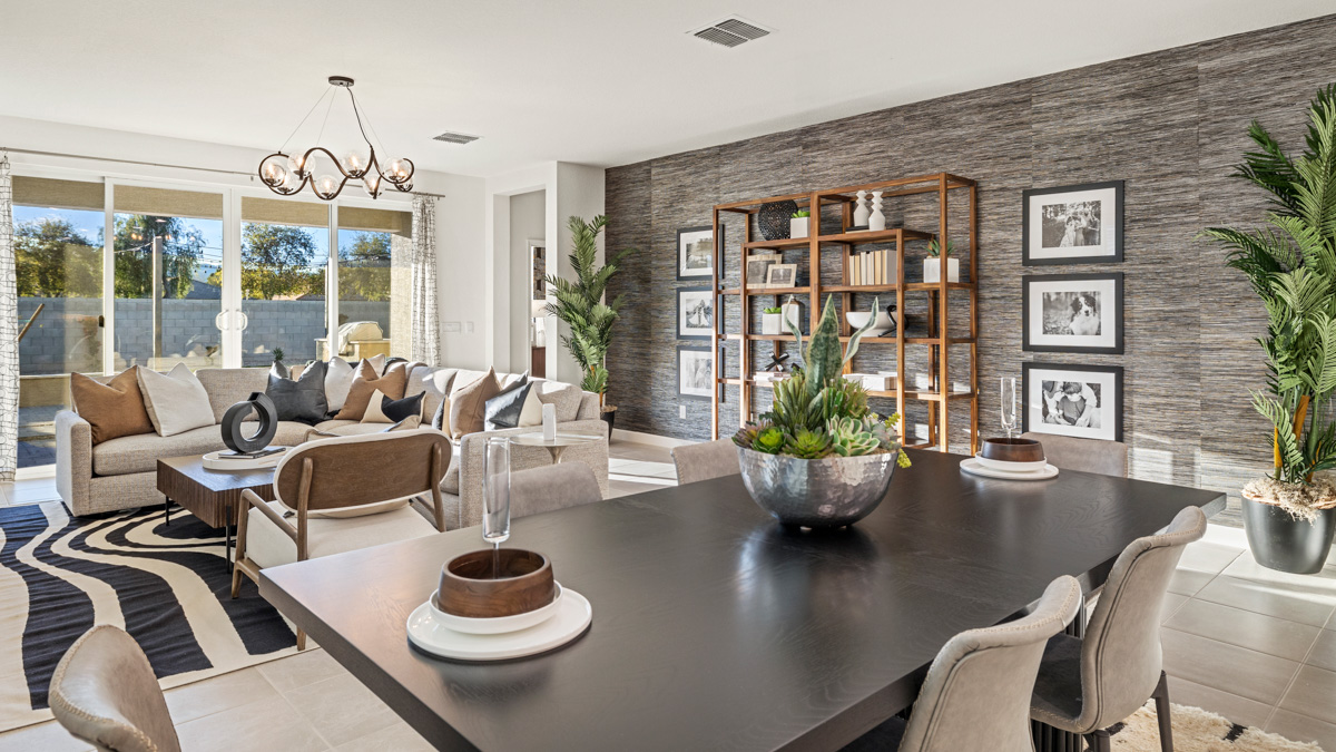 open concept living area